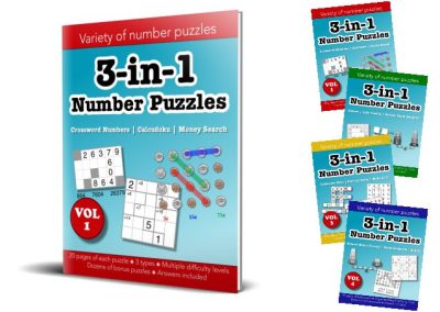 3-in-1 Number Puzzles