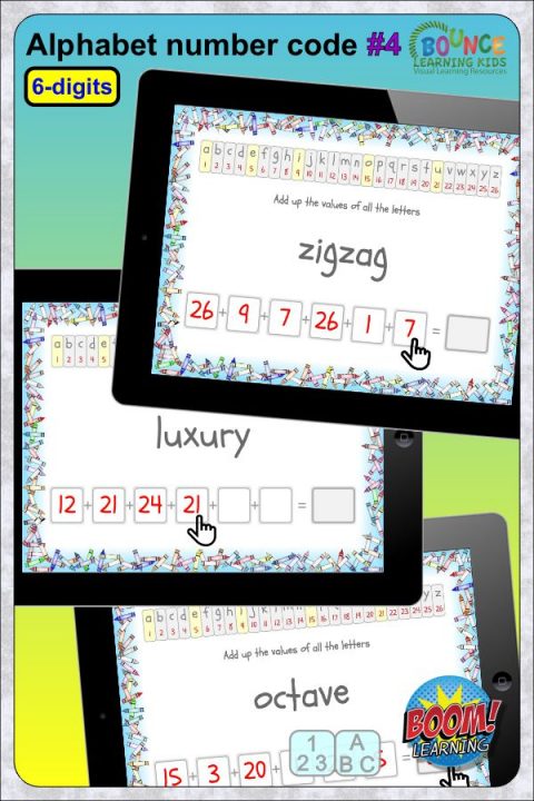 10 fun Alphabet number code number to letter puzzles