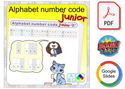 Alphabet number code junior