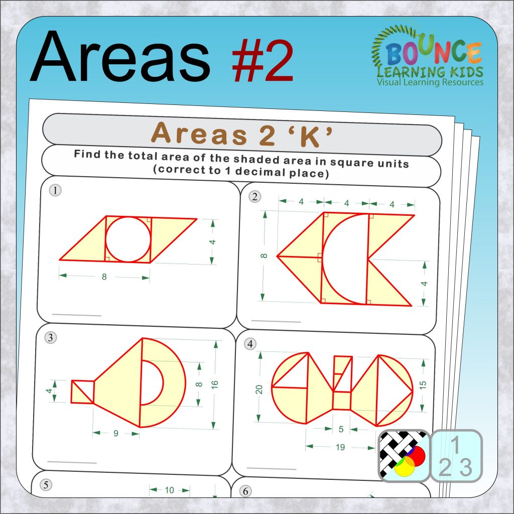 37 challenging Complex areas worksheets for download