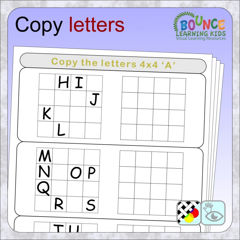 Tracing letters worksheets