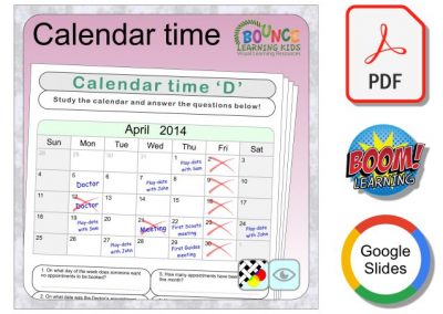 Calendar time