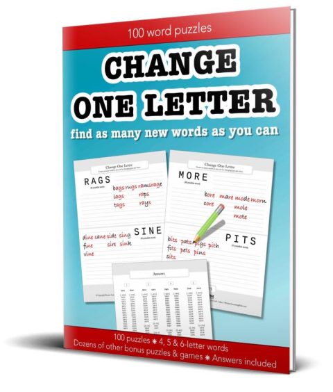 Change one letter to form a new word: how many can you make? Change one letter to form a new word: how many can you make?