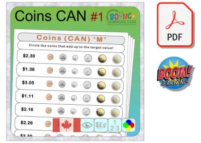 Counting Canadian coins