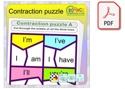Contractions puzzles