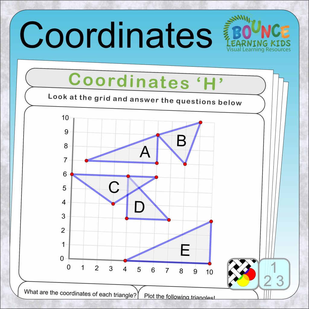 13 fun Coordinates worksheets for download