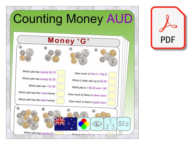17 great counting australian money worksheets for download