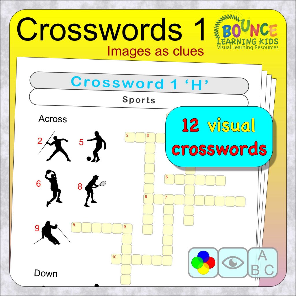 12 fantastic Visual crosswords worksheets to download