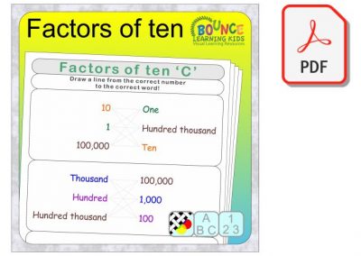 Factors of ten