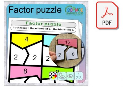 Factor puzzles