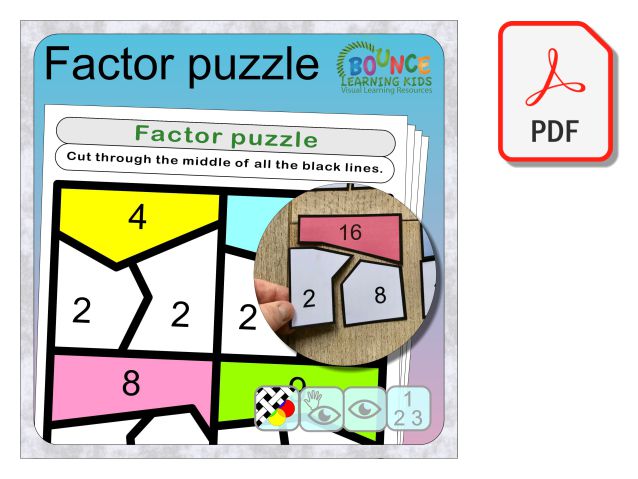 Factor puzzles