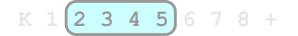 Grades indication 2-5 Grades indication 2-5