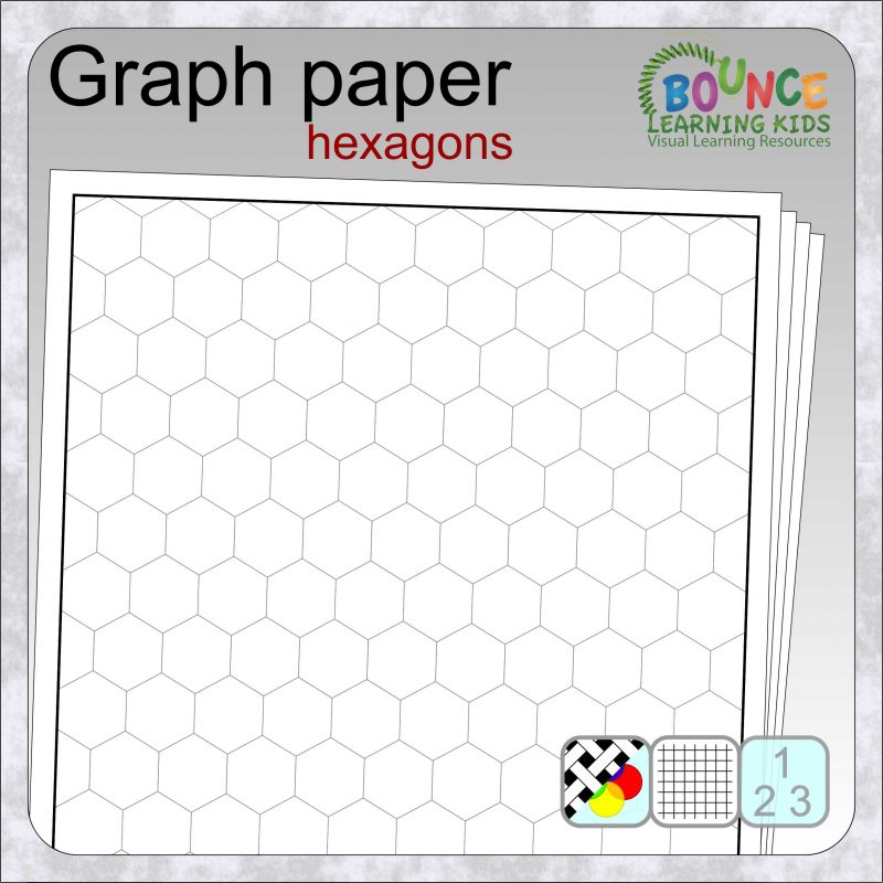 Hexagonal graph paper