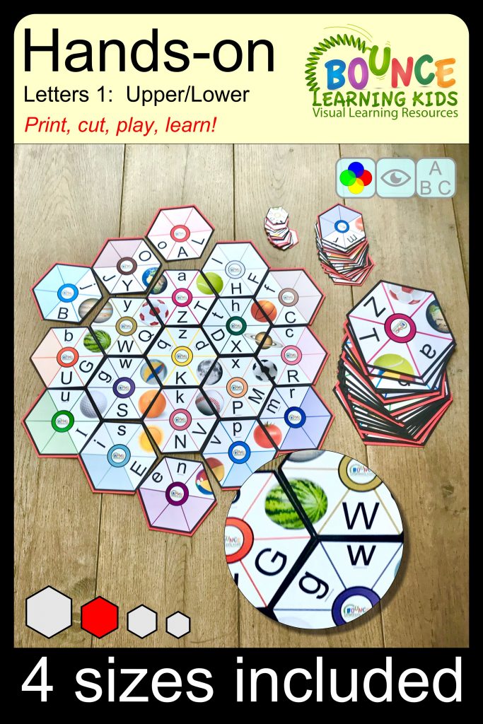 Fun Cut and play letters worksheets with all 26 letters