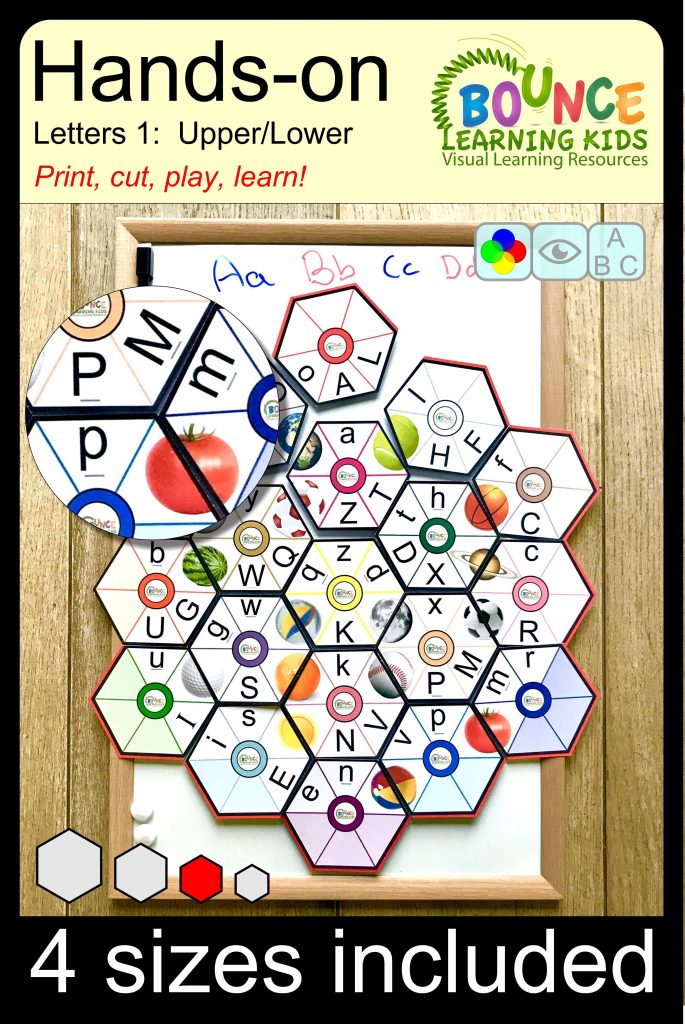 Fun Cut and play letters worksheets with all 26 letters