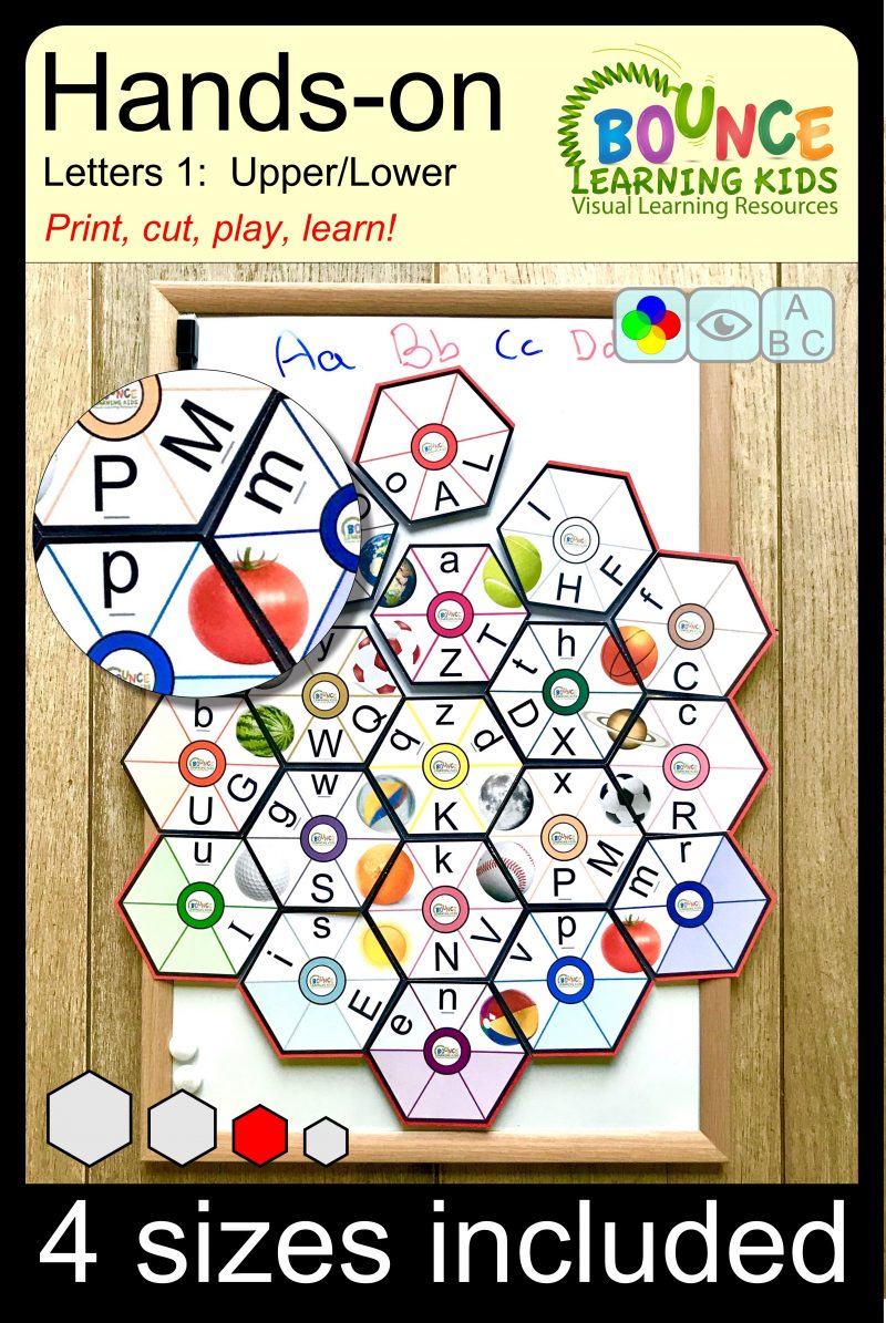 Cut and play letters worksheets - Image 3