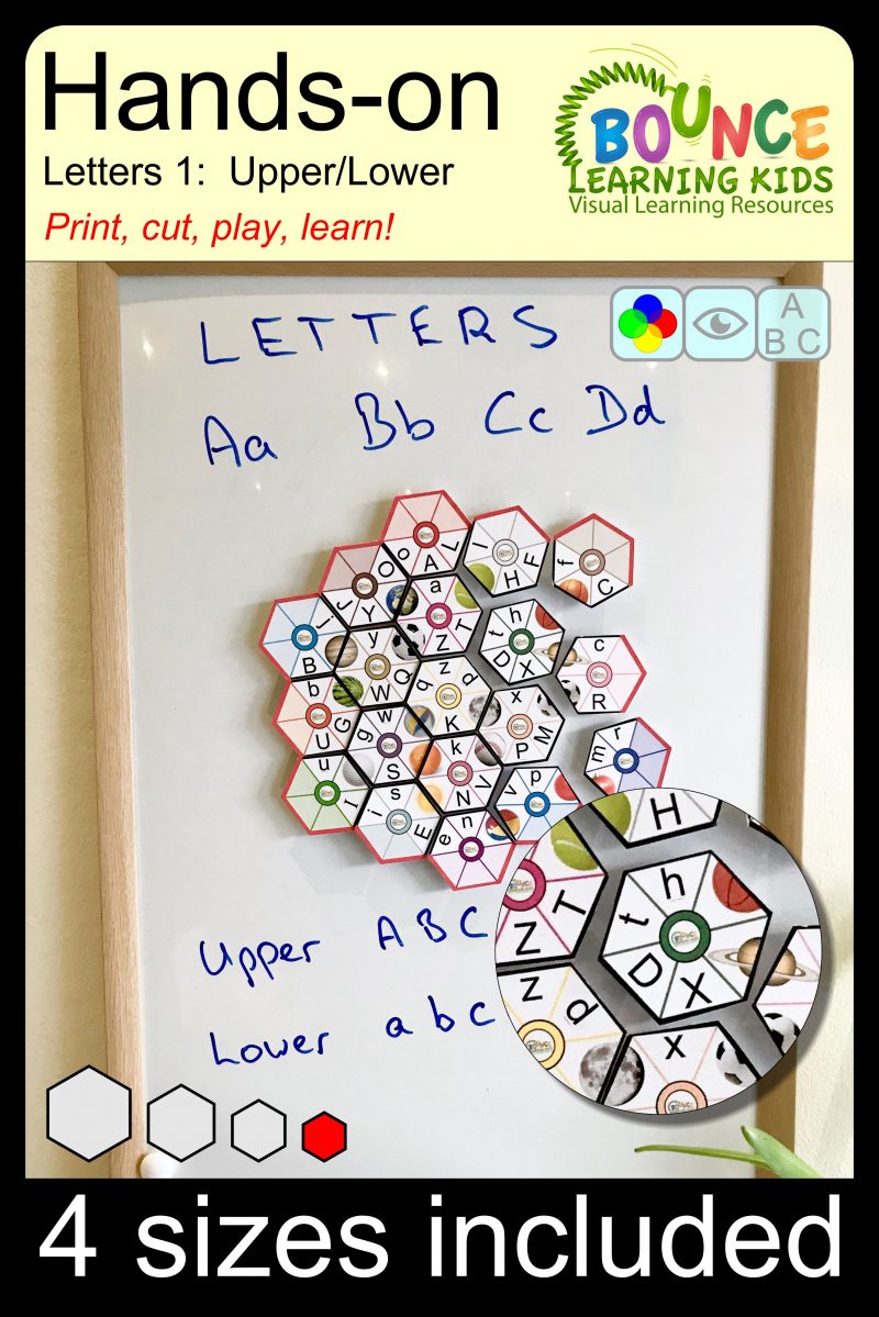 Cut and play letters worksheets - Image 2