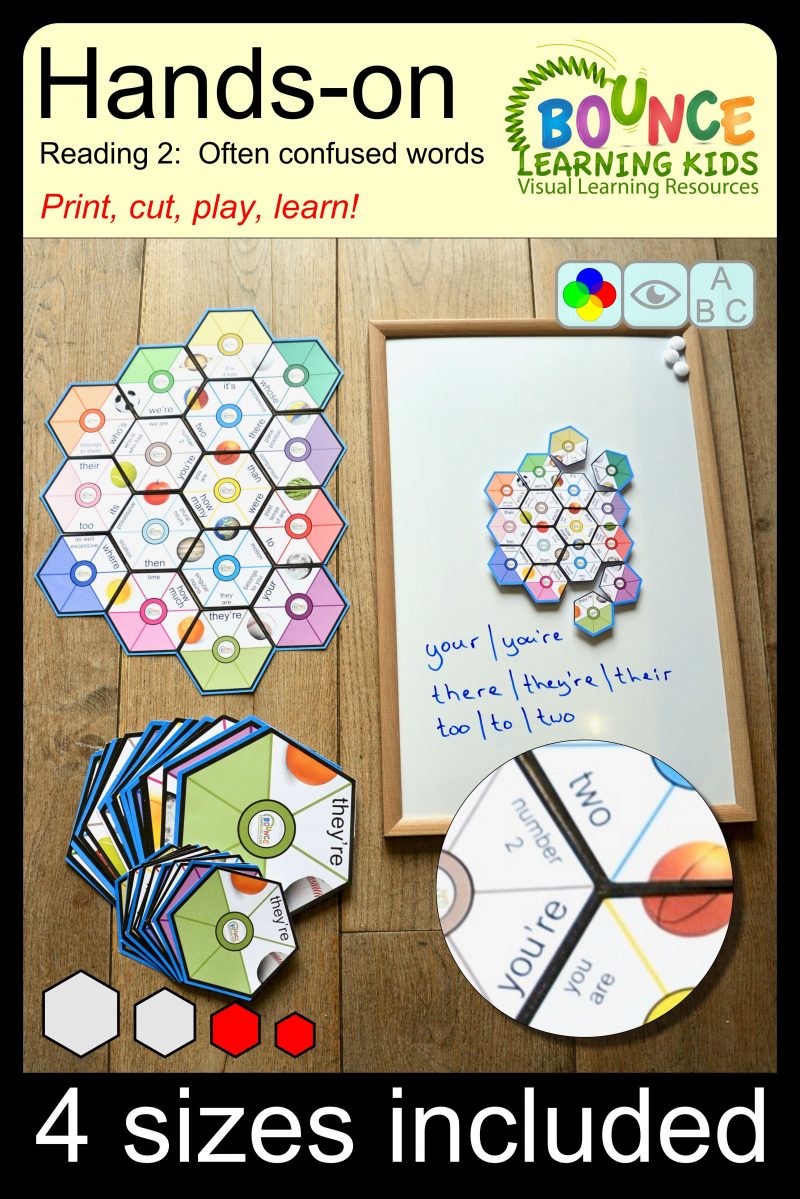 Cut and play words worksheets - Image 2