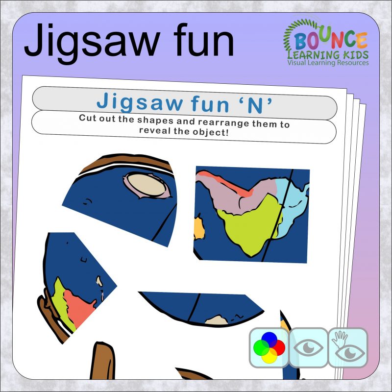 Cut and reassemble worksheets