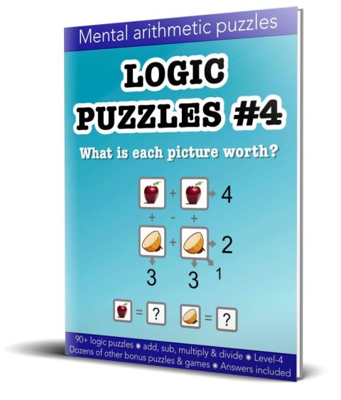 4 Amazing Logic Puzzles & Other Fun Activities Books