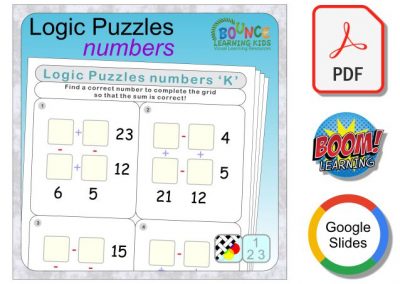 Logic puzzles numbers