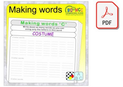 Making words