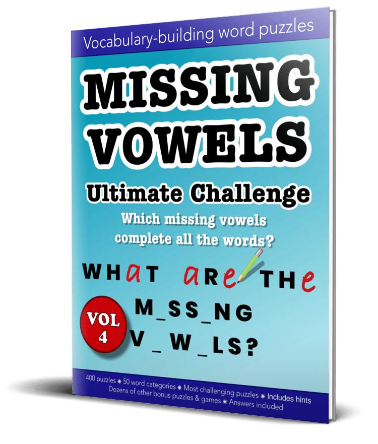 Missing Vowels volume 4 Missing Vowels volume 4