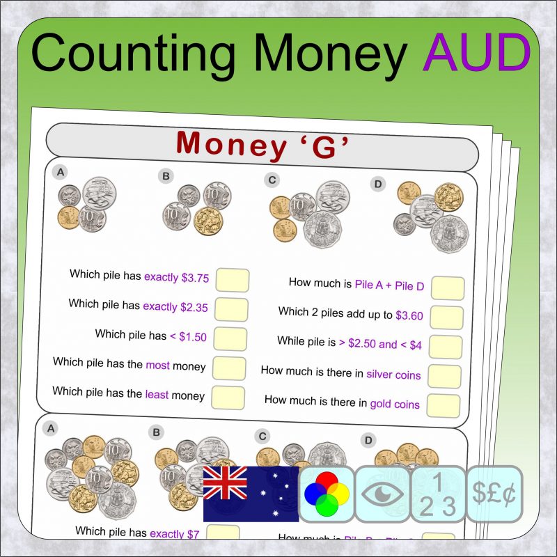 money worksheets and task cards bounce learning kids