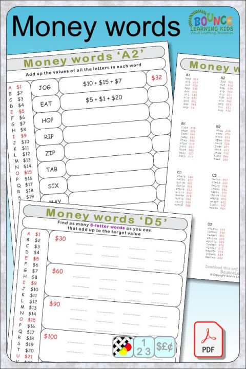 5 letter words to do with money