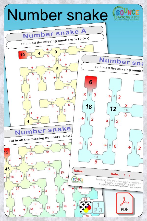 Snake Falls Math Playground