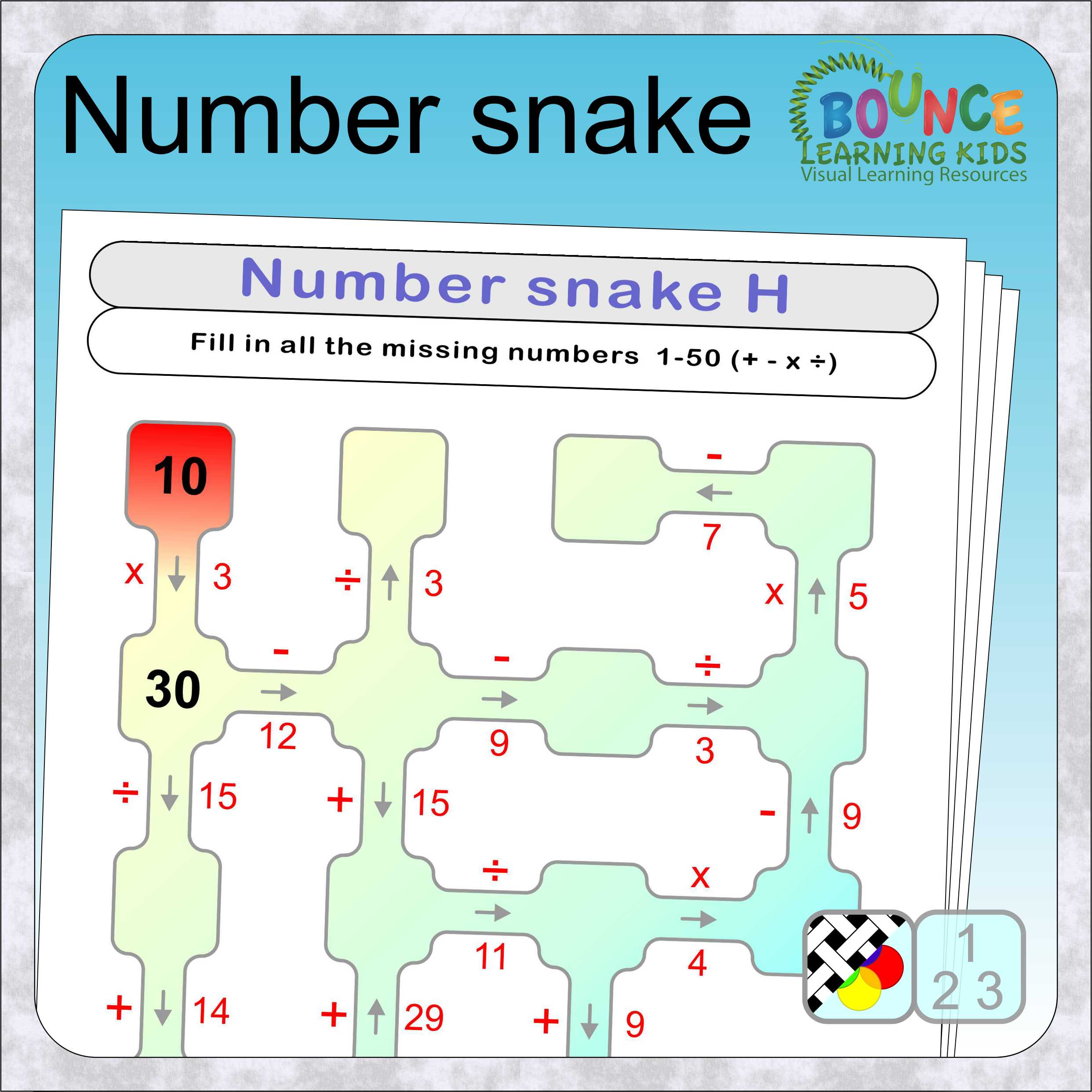 Math Is Fun- Snake game worksheet in 2023  Fun math worksheets, Fun math,  Kids math worksheets