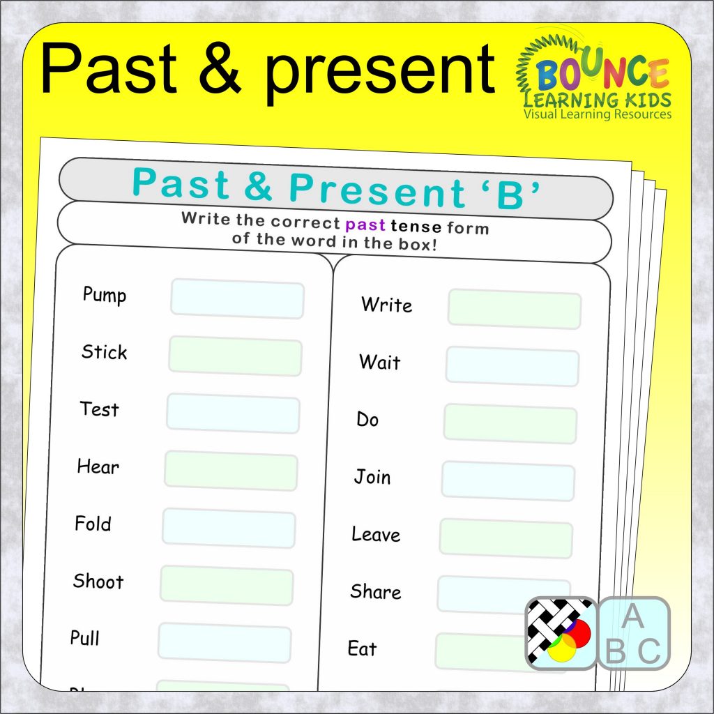 6 Fun Past And Present Tense Worksheets To Download 1888