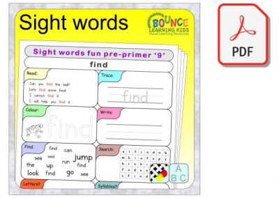 Sight words