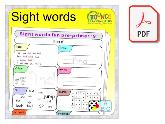 Sight words