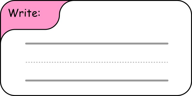 Sight words - practice writing the word
