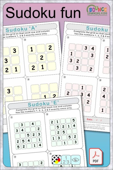 color sudoku puzzle by megafun usa