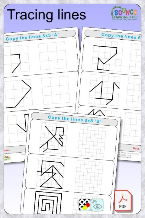 12 fun tracing lines worksheets to download