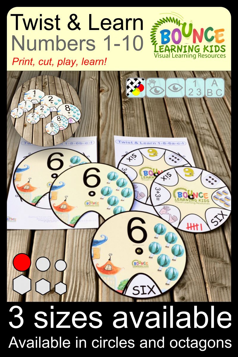 Number wheel cutouts