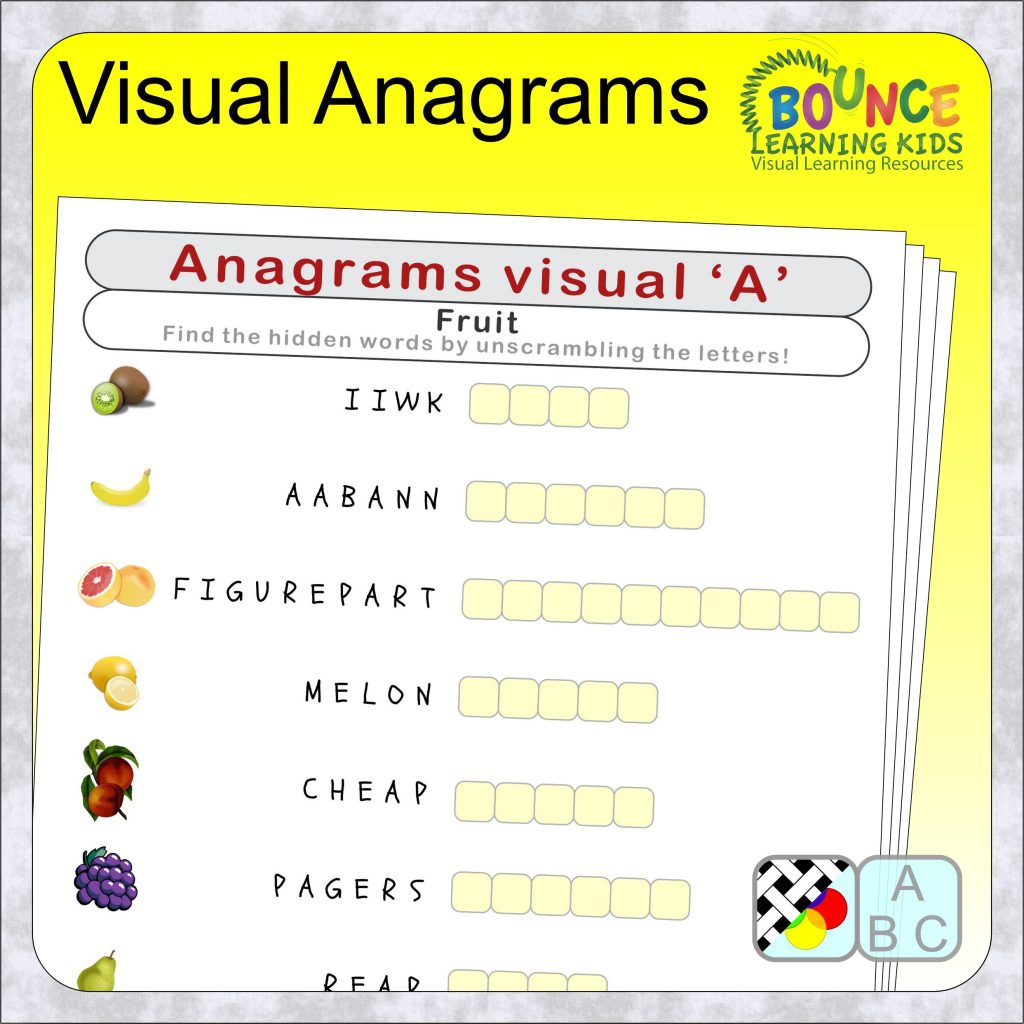 19 Fun Visual Anagrams Worksheets To Download